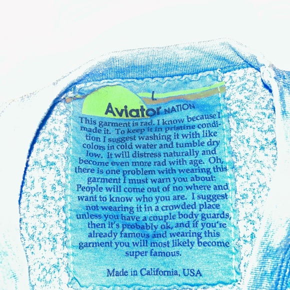 Aviator Nation Logo Crew Sweatshirt - Picture 2 of 2